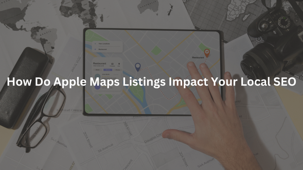 Apple maps listings